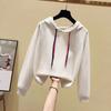 Sweatshirt for Women Oversize Hooded Solid Color Thickened Loose Casual Pullover Long Sleeve Winter Sweatshirt Top
