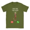 T-Shirt Sommer Tung Sahur Ruft Lustiges Angeln Gehirnfäule Meme T-Shirts Baumwoll-T-Shirt für Erwachsene YK Kurzarm Oberteil T-Shirts