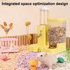 Hamster Toy Leak-Proof Design Easy To Clean Automatic Water Food Feeder Small Pets Guinea Pigs Rabbits Pet Supplies