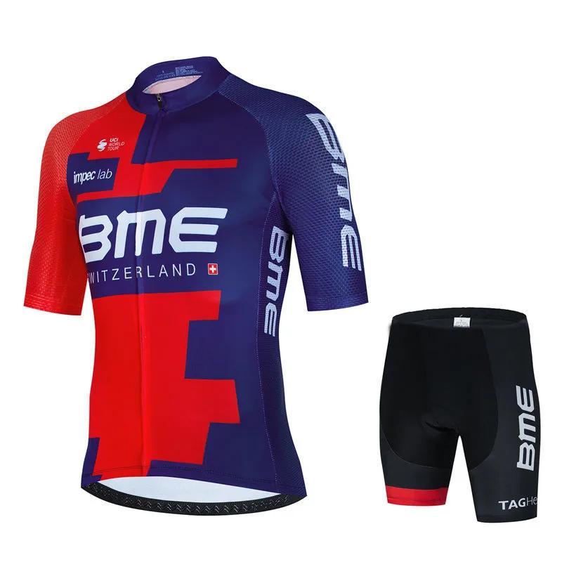 2026 Bmcing Letni Zestaw Koszulek Rowerowych Pro Team Odzież Rowerowa MTB Ubrania Rowerowe Mundur Maillot Ropa Ciclismo Garnitur Rowerowy Hombre