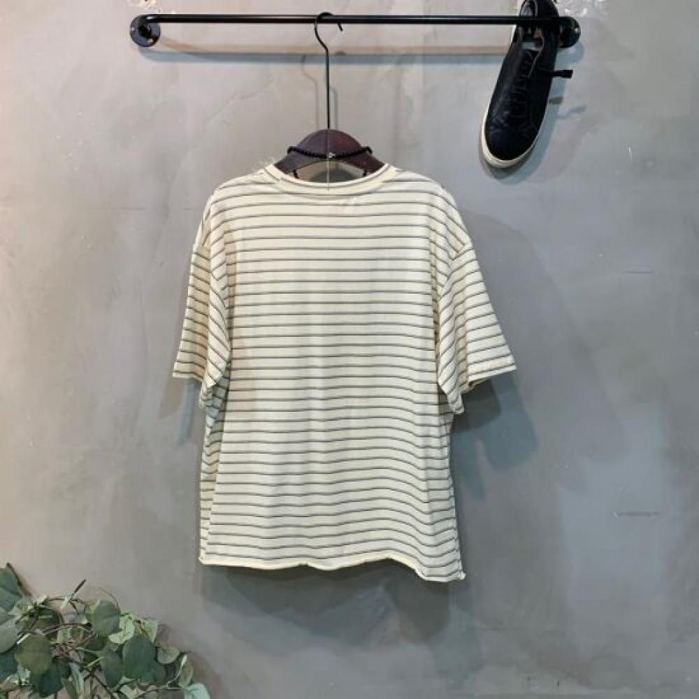 C S In The Room Barley STripe OverfiT ShorT Sleeve T ShirT 3 Color C