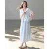 TERRE BLEUE Sleeveless Skirt Suit