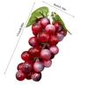 Lifelike Faux Grapes Bunch Display Ornament for Decorative Purposes In Homes Weddings Restaurants and Photo Shoots
