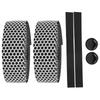 Mountain Bike Handlebar Wrap Bicycle AntiSlip Bar Grip Tape with 2Pcs Bar Plugs(White )