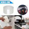 Clear Strip Accessories Car Door Sill Protector Scuff Plate Trim Sticker Strip