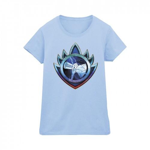 

Marvel Womens/Ladies Thor Love And Thunder Stormbreaker Crest Cotton T-Shirt XXL білий