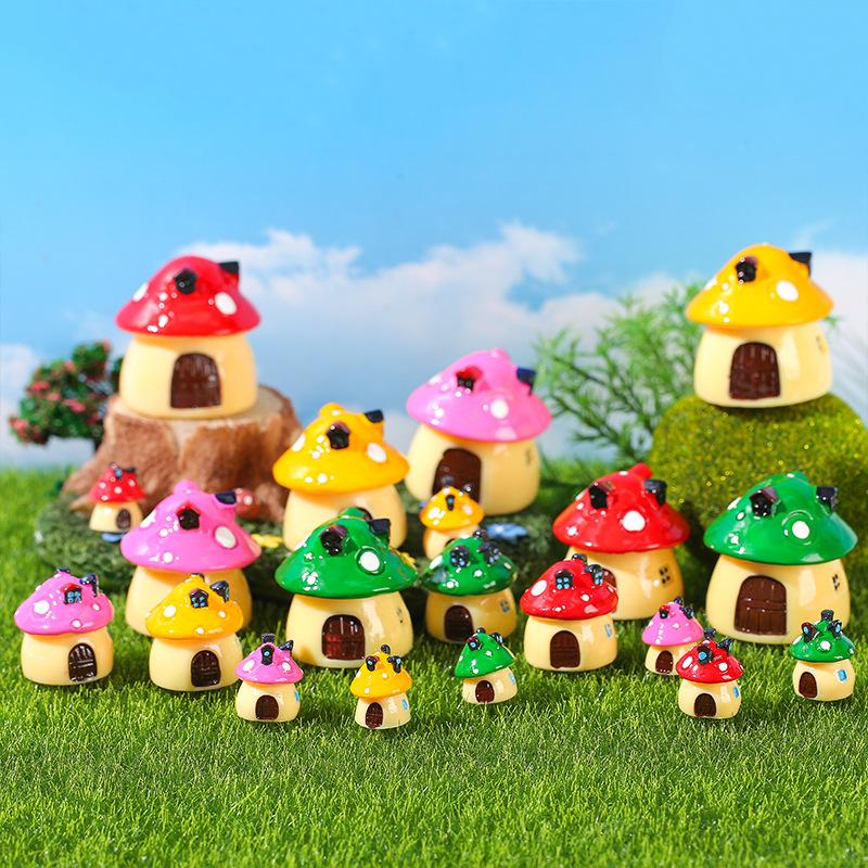 Mushroom Resin Resin Simulated Mushroom Decorative Doll Ornament