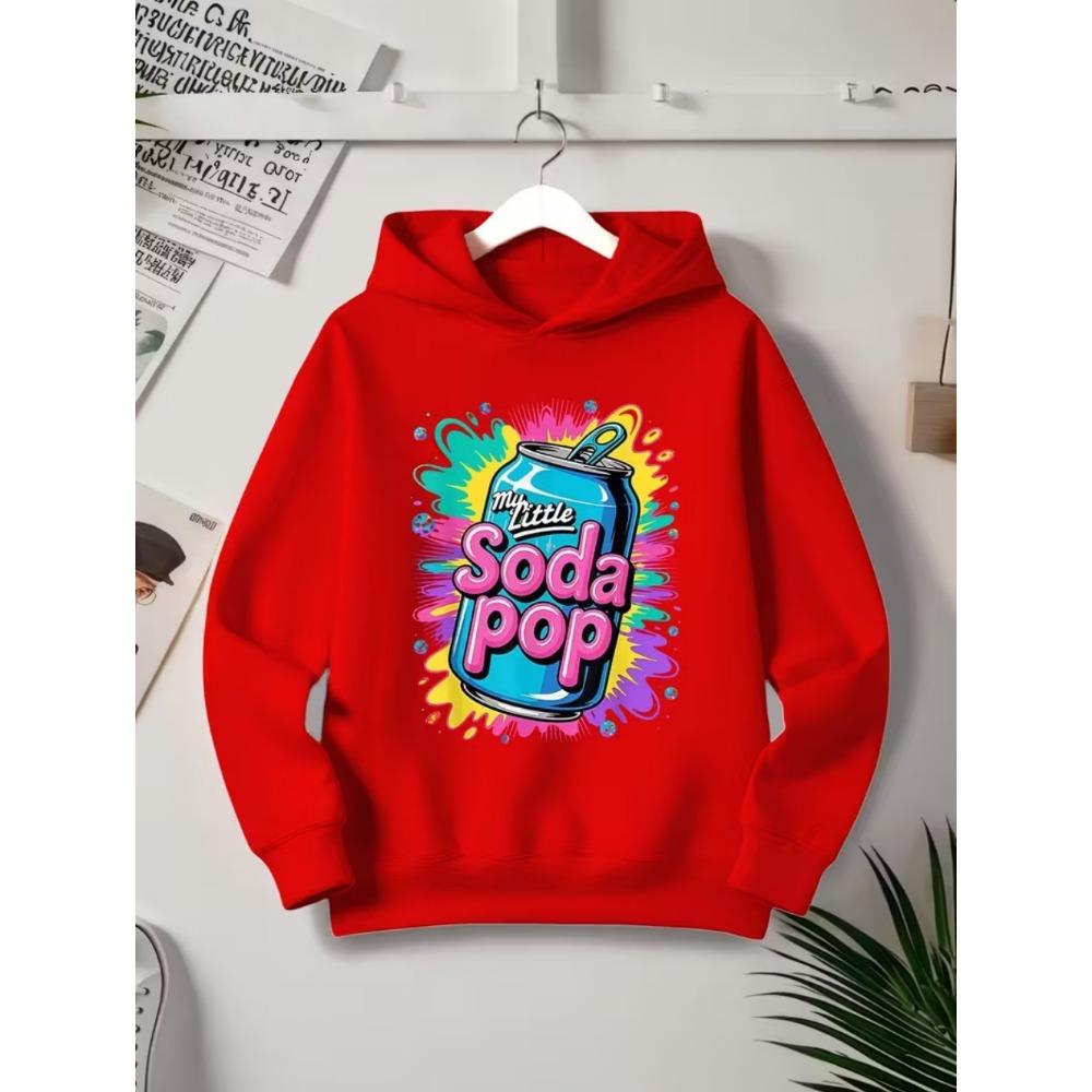 My Little Soda Pop Dětské mikiny K-Pop Hudba Korejské Anime Mikina Hip Hop Oblečení pro kluky Dárek Roztomilé tričko Volný Dětský top