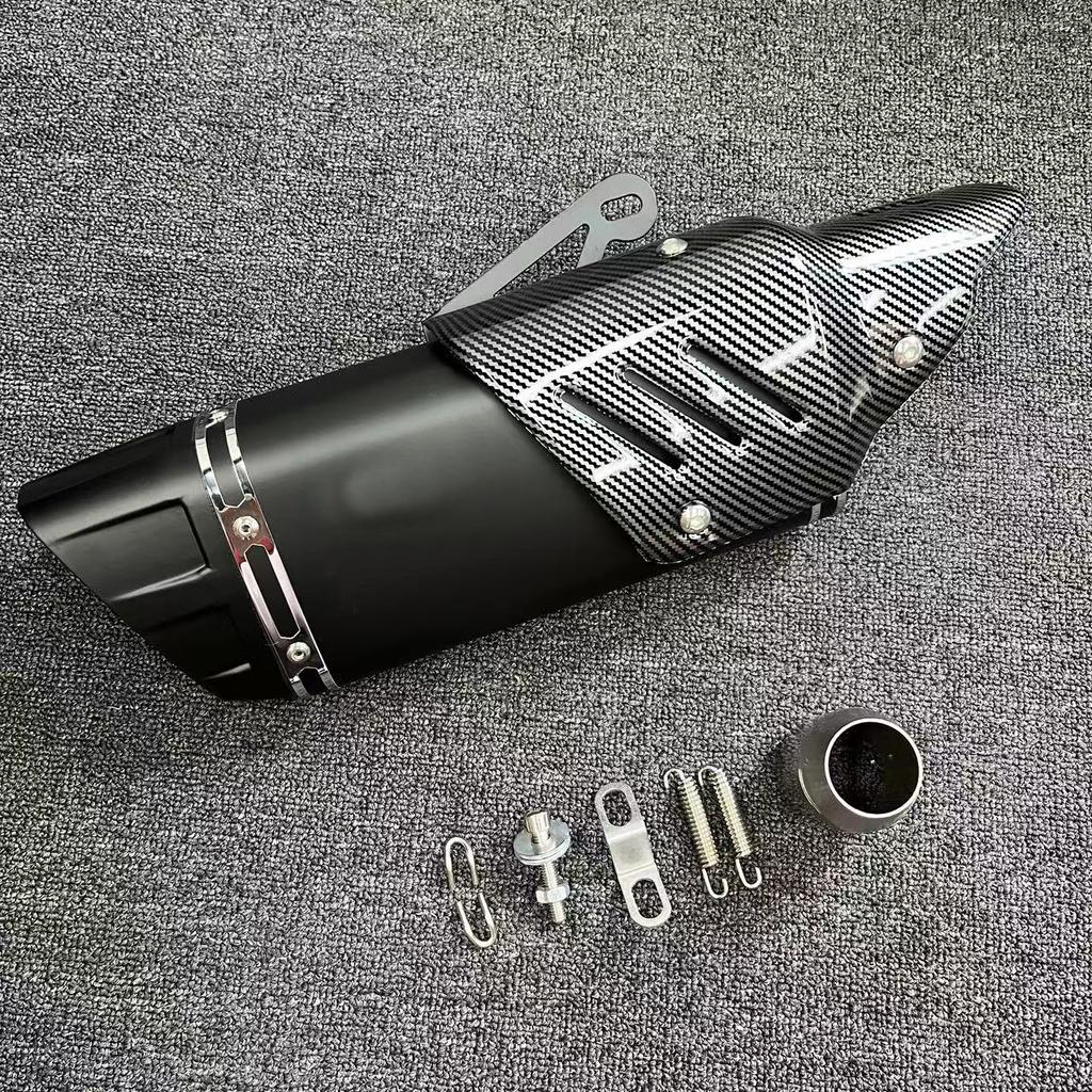 Universal 51mm Muffler Escape Stainless Motorcycle Exhaust AKR for Ninja Z400 250 Z900 ZX6R KTM RC 125 250 390 for YAMAHA R6 R3