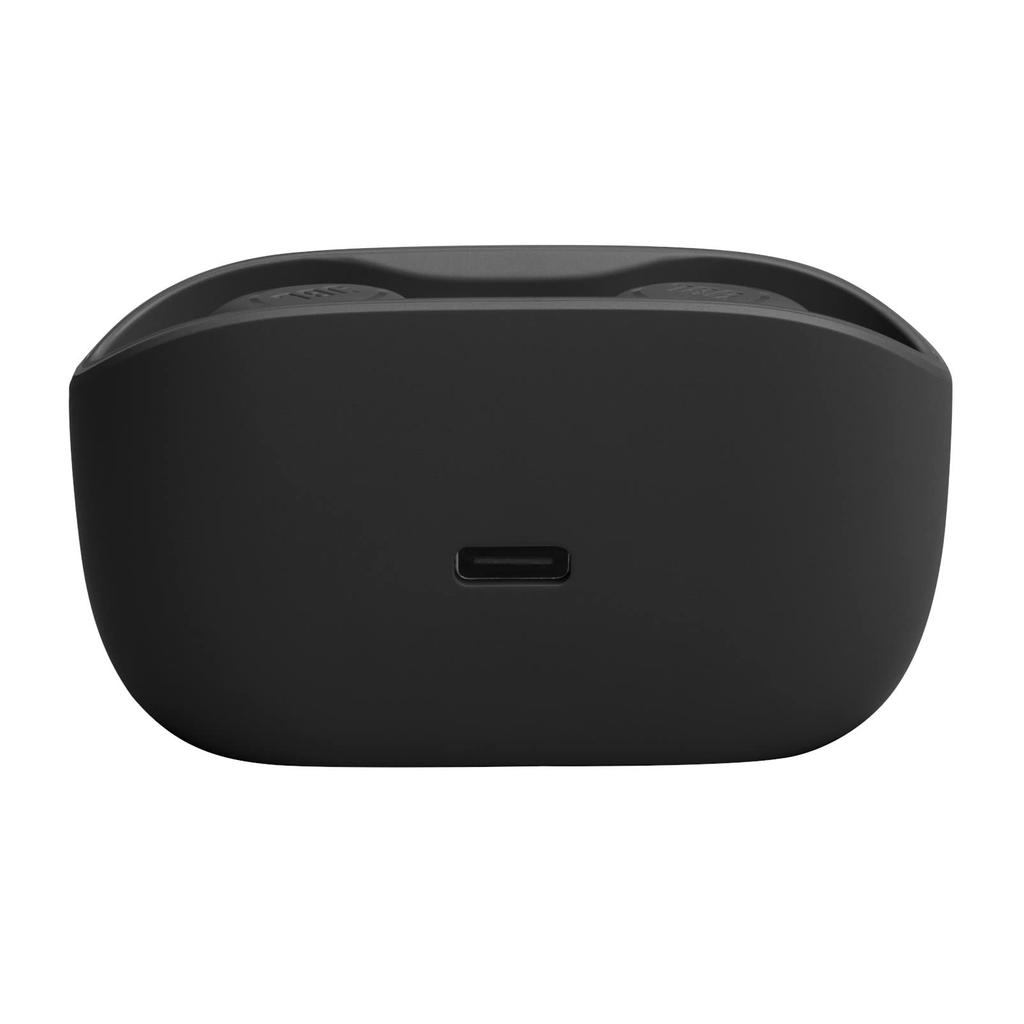 JBL WAVE BUDS True Wireless Earbuds, Bluetooth, IP54 Waterproof and Dustproof, App Compatible, USB Type-C, Black, JBLWBUDSBLK, Small