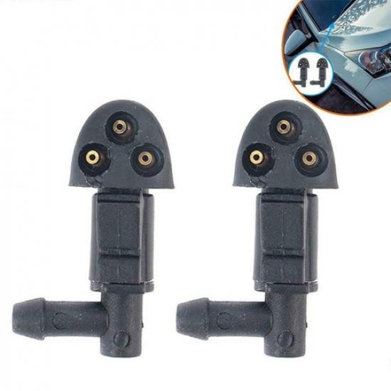 New Car Accessories Windshield Washer Nozzle 1 Pair Car Front Windshield