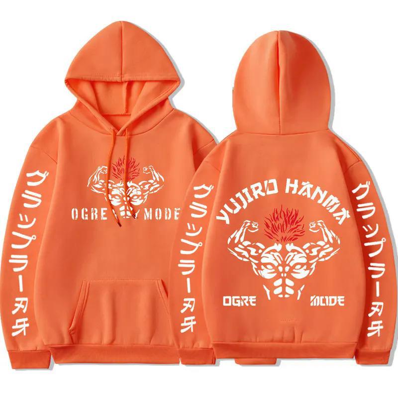 

Аниме Баки Борец Толстовка Толстовка XXXL оранжевый