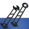 1/2Pcs Multifunctional Sink Wrench 360-Degree Rotation Plumbing Tool with 7 Snaps Faucet Nuts Universal Kitchen Bathroom Wrench