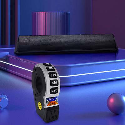 12V Motorradlautsprecher Wasserdicht Bluetooth-kompatibel Moto FM Radio Lenkerhalterung MP3 Musikplayer Motorrad Stereo Lautsprecher