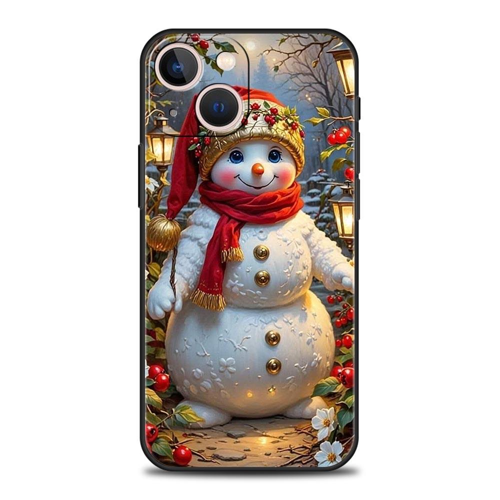 Weihnachtsmann Handyhülle Cover für iPhone 17 16 15 14 13 12 Pro Max 11 Pro Max 17 AIR Plus Stoßfest Weiche TPU Hülle Fundas