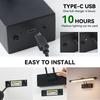 Metal Construction Art Painting Light Featurings Remote Control Operations And Long Lastings Battery For Home Decors
