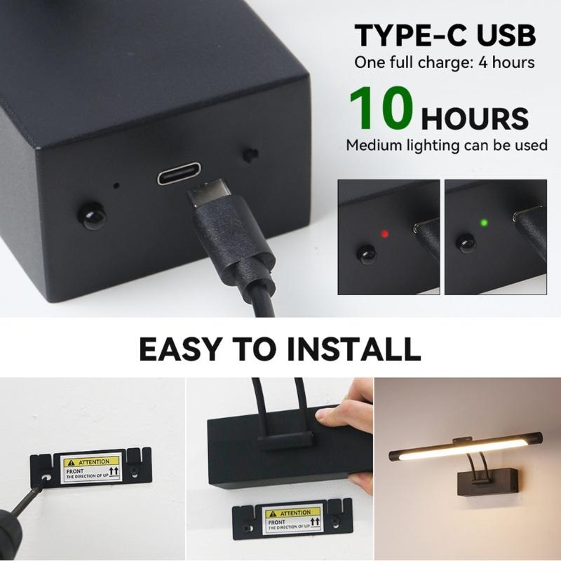 Metal Construction Art Painting Light Featurings Remote Control Operations And Long Lastings Battery For Home Decors