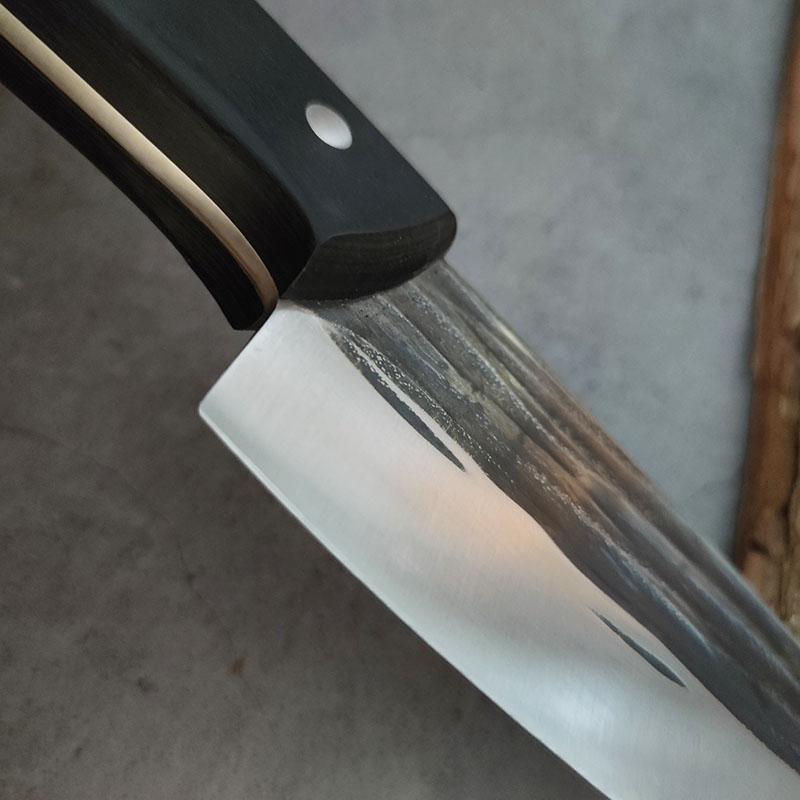 Handmade Chef Knife Meat Cleaver Stainless Steel Traditional Wood Handle Chinese Slaughter Knives