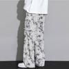 Spring Autumn Sweatpants Men Casual Wide Leg Straight Trousers Male Baggy Sweat Pants