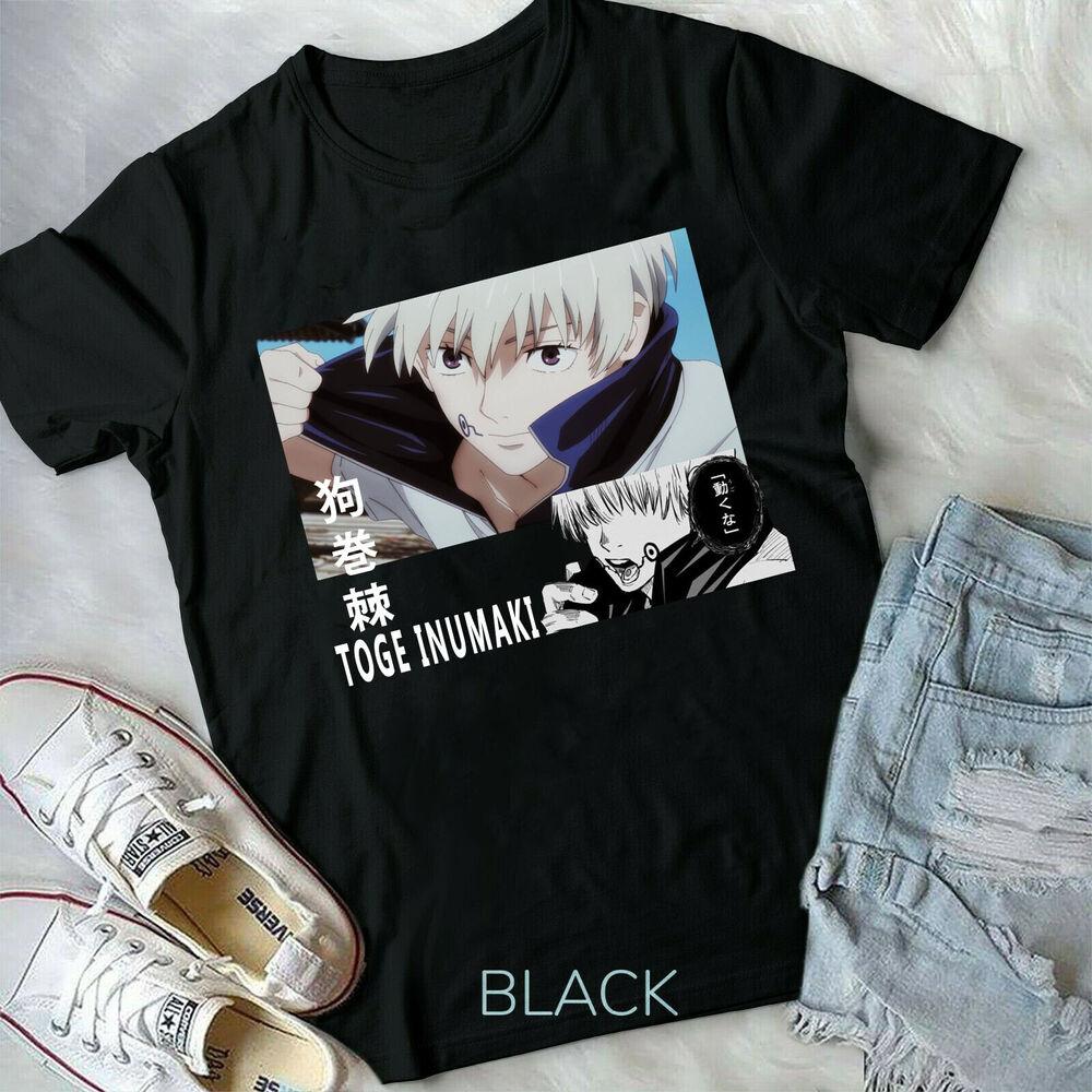 

Inumaki Toge Unisex T-Shirt,Jujuts u Kaisen Megumi Fushiguro,Sato ru Gojo,Anime 3XL