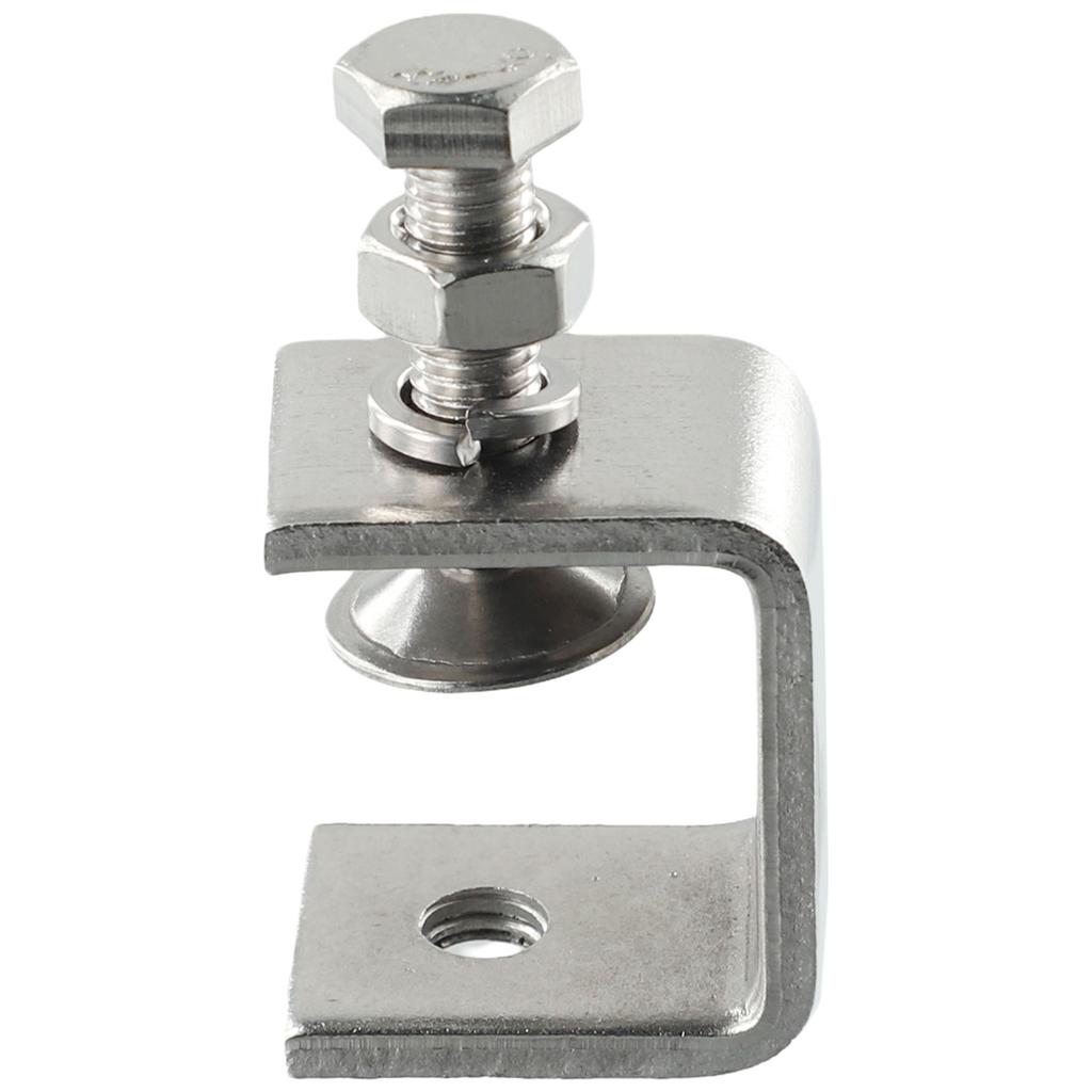 1/2/4 buc cleme din oțel inoxidabil C cu maxilar clemă mică de birou rezistentă la rugină rezistentă la coroziune pentru sudură și lucrări de construcții