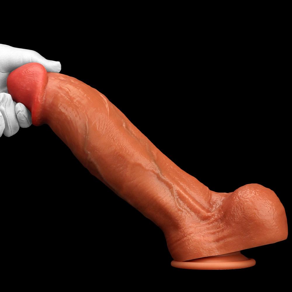 3 Size Large Liquid Silicone Dildo Simulated Penis Butt Plug Fisting Sex Toy Strap On Cock Big Dick Realistic Cock