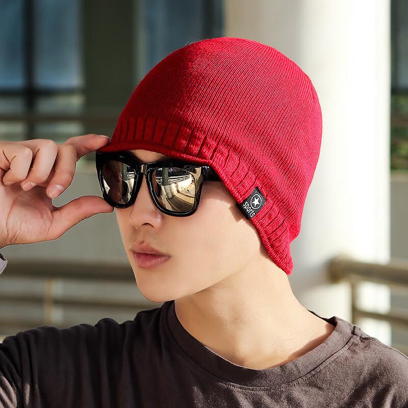 

Men s Winter Fleece-Lined Knitted Beanie Hat