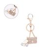 Crystal Trendy Gold 15cm Zinc Zinc Alloy Key Chains Purse Handbag Jewelry