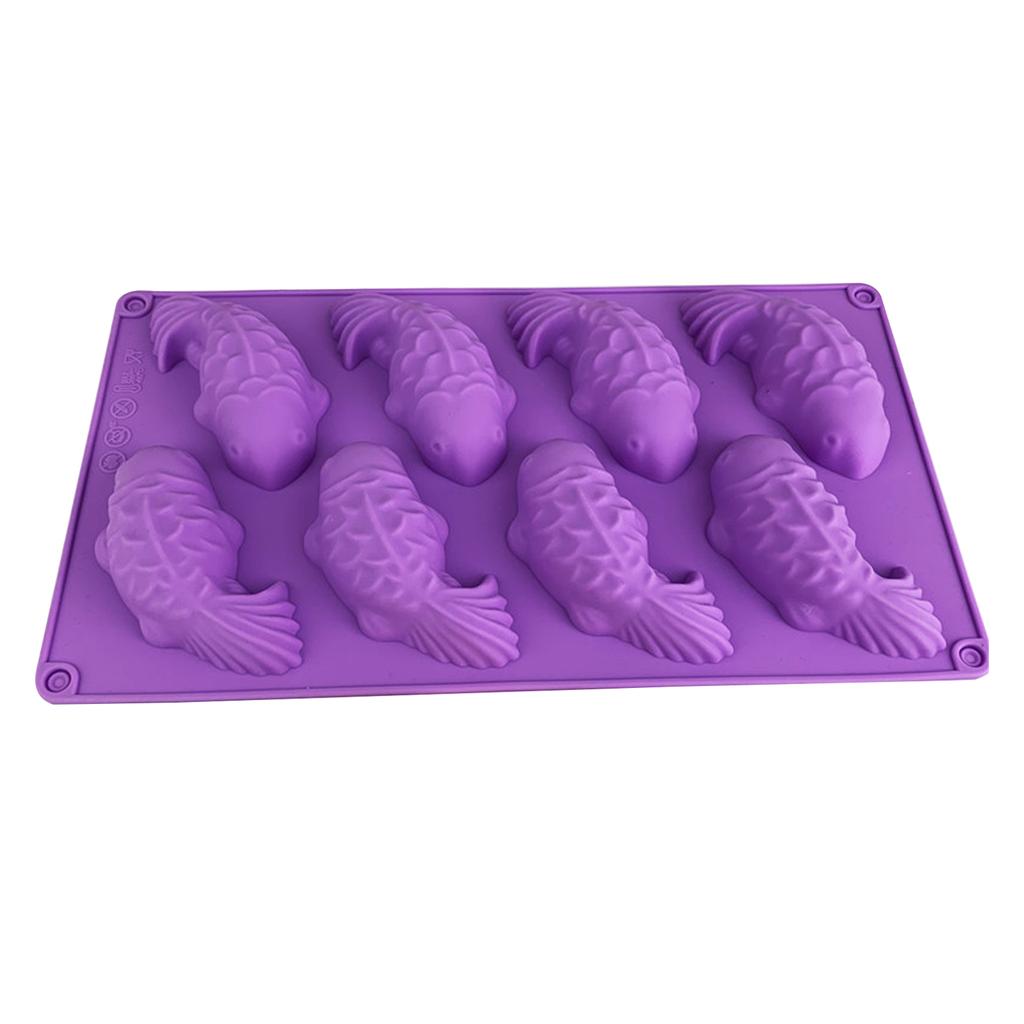 Silicone Cake Molds Carp Fish Shape Silicone Mould Fondant Chocolate Moulds for DIY Soap Crafts Decoration Baking Gadget