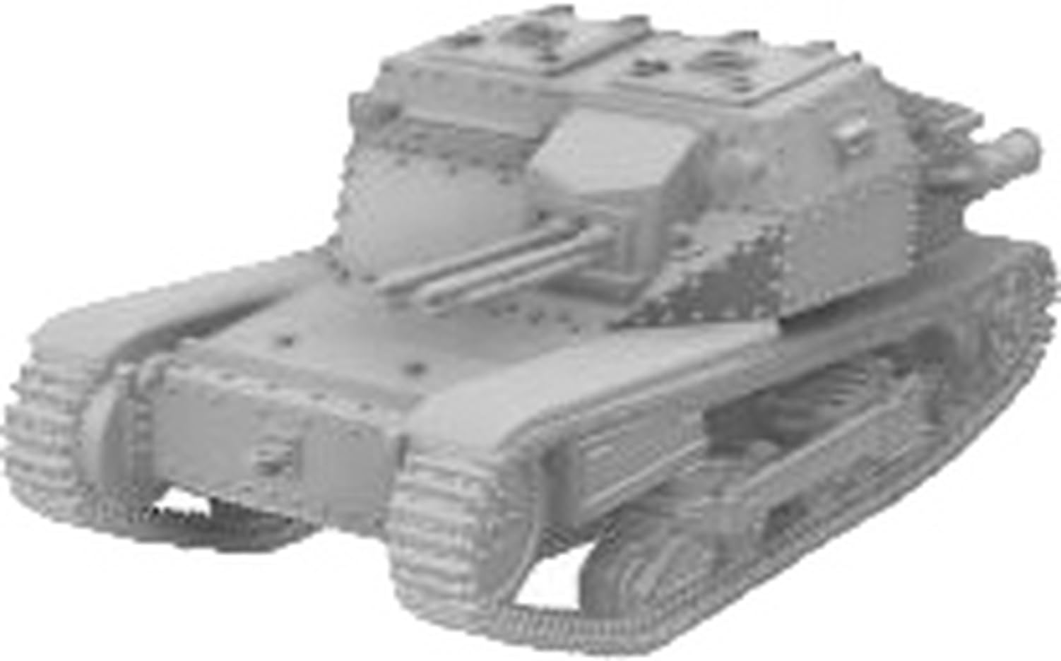 

Mussini WW2 Hungary 35M Ansaldo Light Tank Resin Kit 1/72 MM072-032 (Tank)