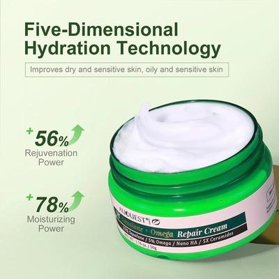 Feuchtigkeitsspendende Gesichtscreme mit Squalan, Reparatur von Rötungen, trockene, empfindliche Haut, Hyaluronsäure, Lifting, Anti-Aging-Gesichtscremes, Hautpflege