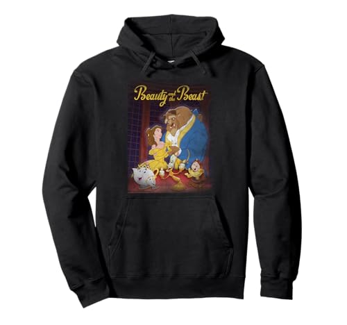 Disney movie Beauty and the Beast poster graphic hoodie