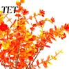 UV Resistant Fake Plants Fall Artificial Flower with Eucalyptus Leaf, Lifelike Faux Plants, Non Wading for Autumn Thanksgiving Harvest Festival
