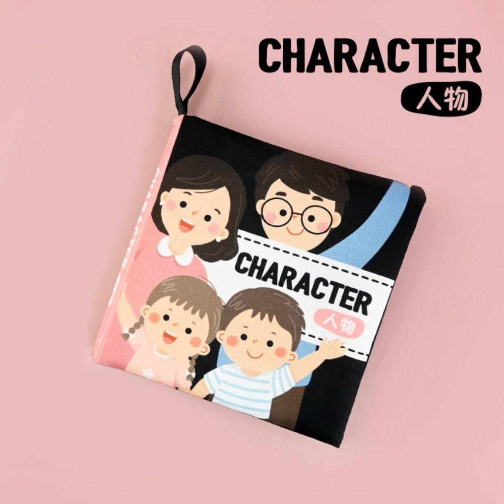Not Be Torn Baby Cloth Book Interactive Soft Infant Book Toddler Toy Baby Words Book Parent-child
