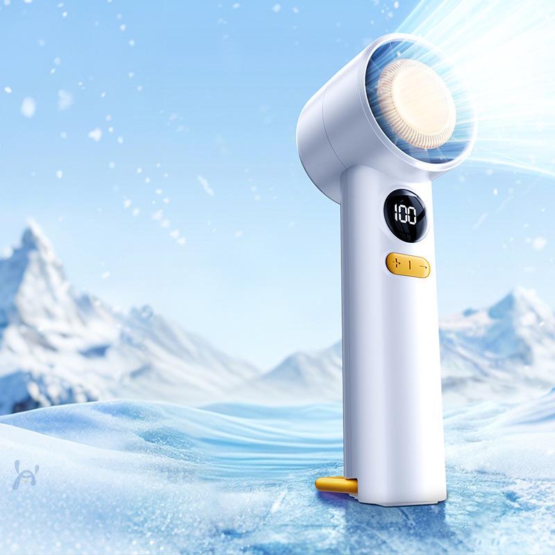 Portable USB High-Speed Mini Handheld Fan with Strong Cooling Turbine