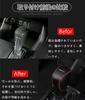 Hearsheng Honda New 2023 Genuine Leather Material Shift Knob Cover Interior Custom Parts Accessory Nail Scratch Prevention Easy Installation Designed