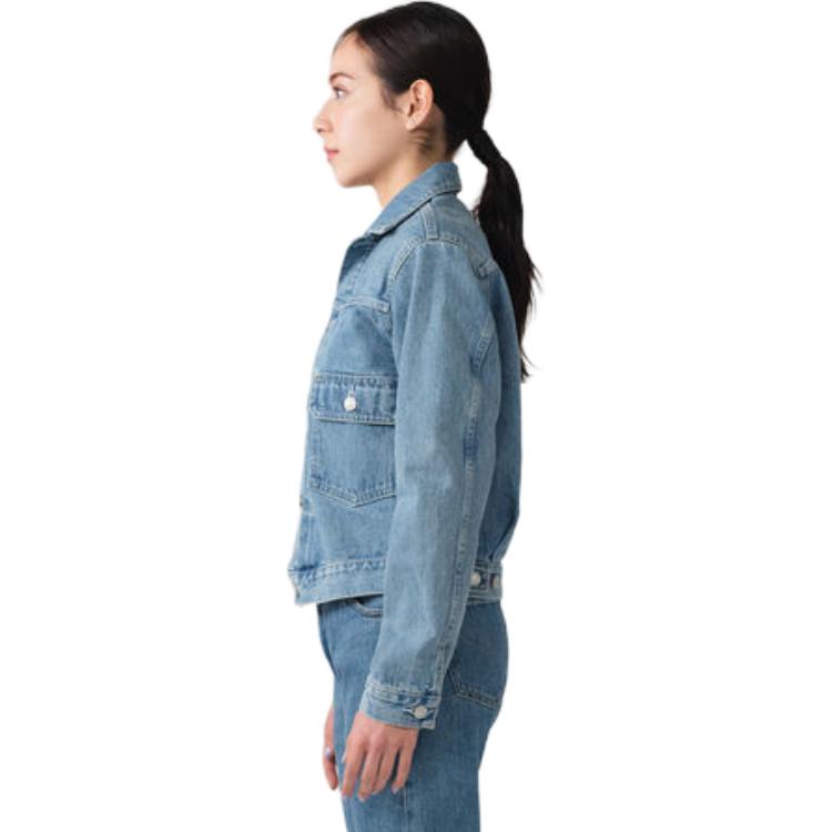 Levis Bluetab™ Series Ss25 Bluetab™ Series Double Flap Pocket Design Button Closure Denim Jacket Women jackets Light-Blue A5884-0003