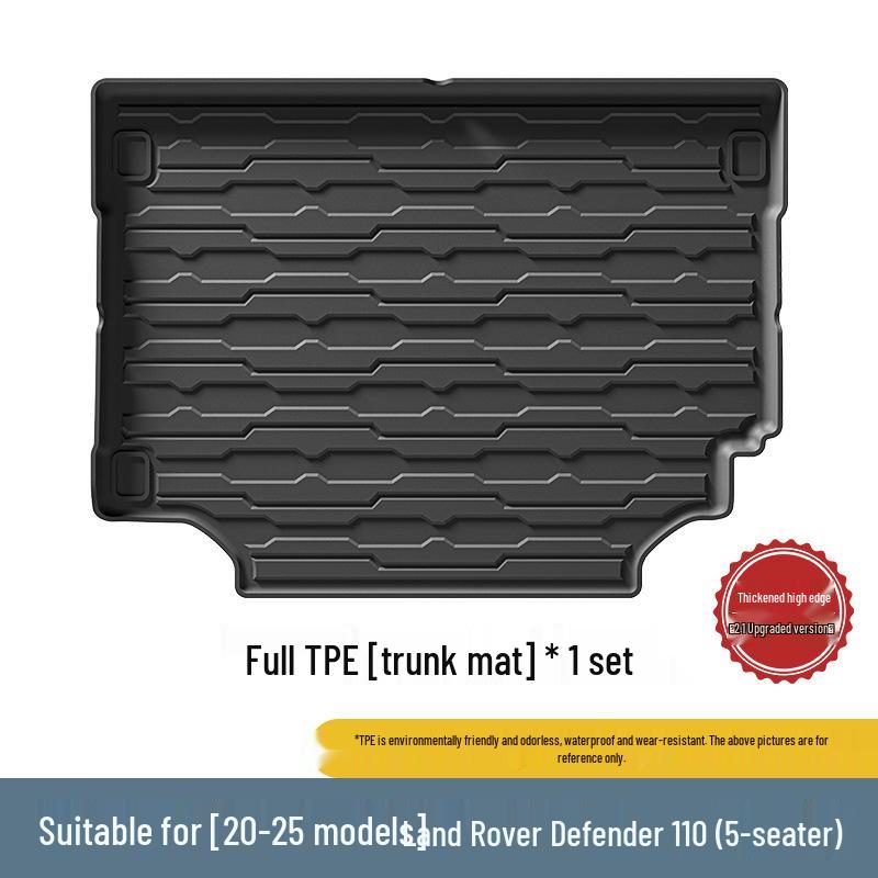 Fits 2020-2025 Land Rover Defender 110: All-TPE Floor, Trunk, and Seat Backrest Mats