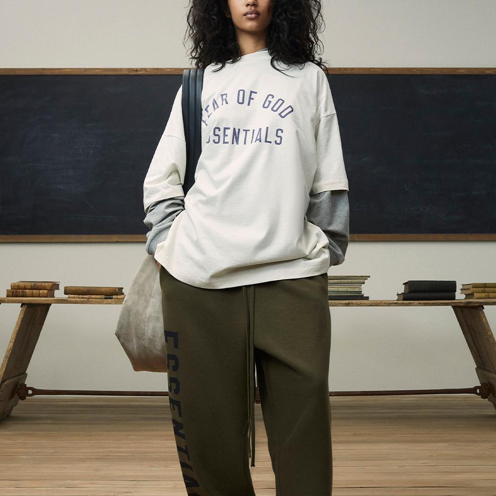 New Fear Of God Essentials Jersey Crewneck Tee 125BT244192F