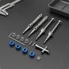 1:14 Model Car Drive Shaft Kit Front and Rear Shafts RC Drivetrain Parts Hex Coupling Part
