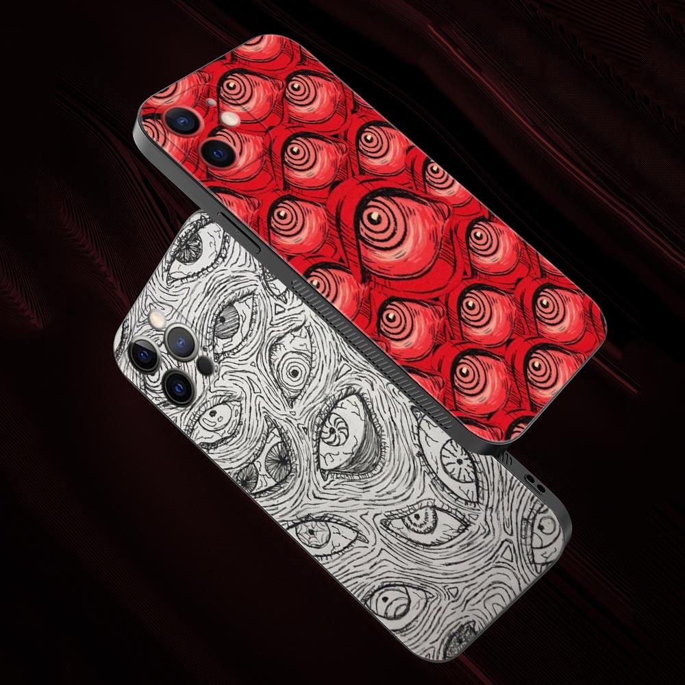 Funda Scary Face Eyes Black Phone Case Cover Coque For Iphone Xiaomi Mi Samsung Galaxy Redmi Note A S 11 12 13 14 15 22 23 24 5G Pro Plus Max Fe Ultra