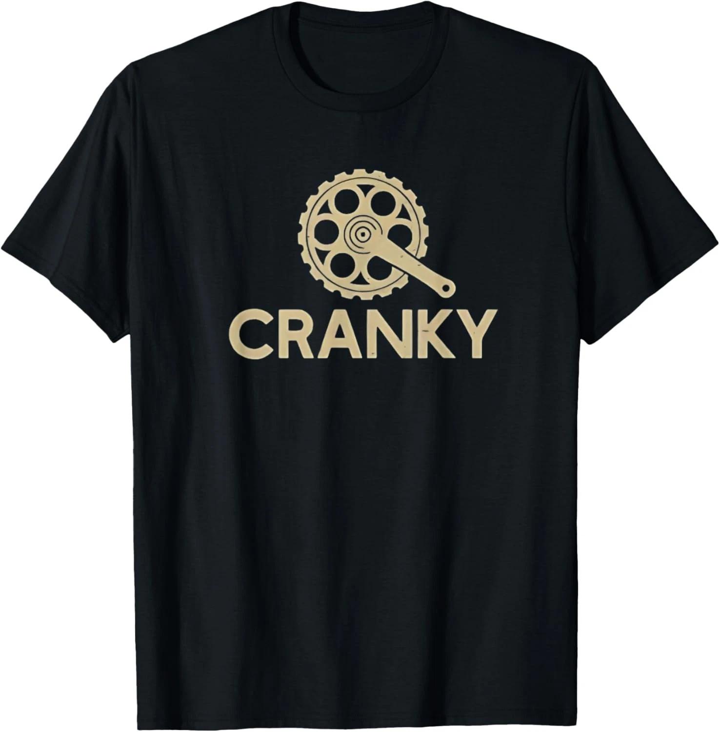 

Funny Vintage Cranky Bike Bicycle Rider Cycling Lover Funny Gift Unisex T-Shirt 3XL