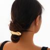 Metal Decor Hair Ring Adjustable Elastic Ponytail Hair Cuff Bracelet Alloy Back Head Hair Tie Hair Accessory