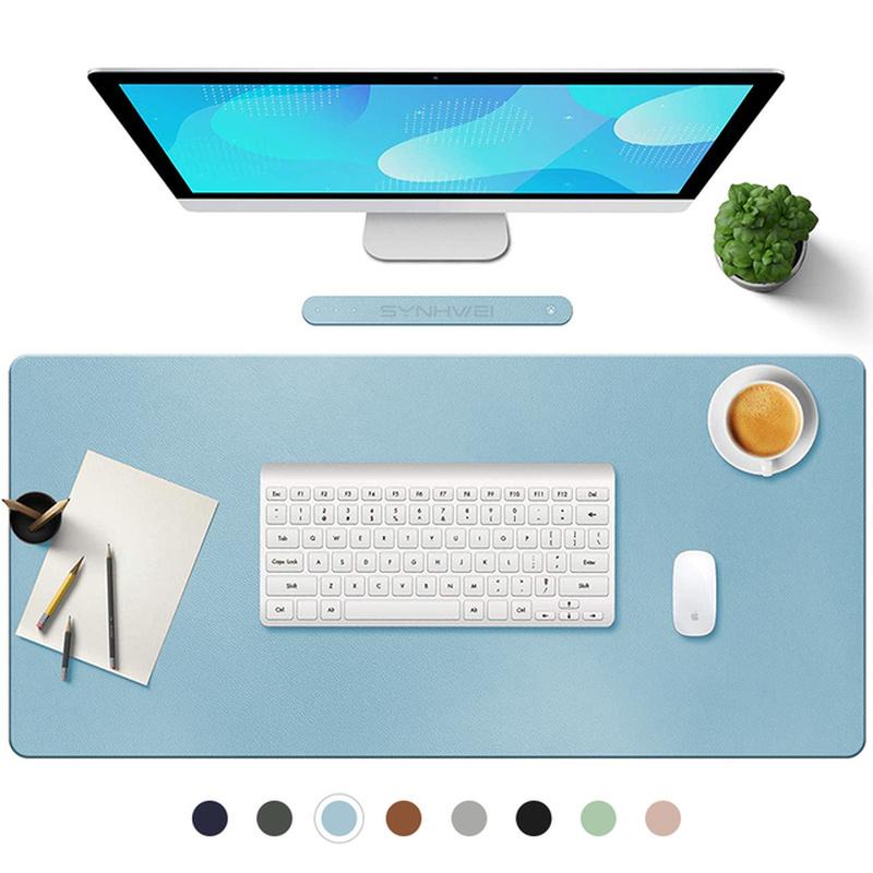 Große Größe Büro Schreibtisch Schutz Matte PU Leder Wasserdichte Maus Pad Desktop Tastatur Schreibtisch Pad Gaming Mousepad PC Zubehör