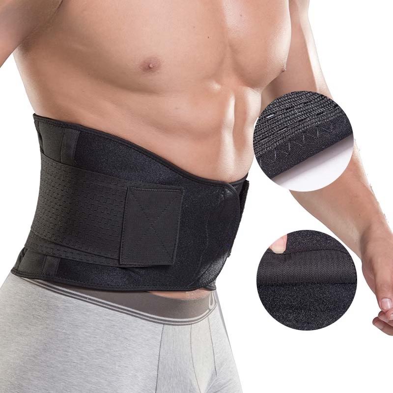 OLOEY Double-Layer Adjustable Weightlifting Waist Support Belt