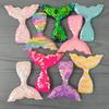 Accessori per Capelli a Forma di Coda di Pesce con Paillettes da Sirena per Bambini