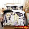 New Dance In The Vampire Bund Bedding Set Print With Pillowcase Bed Duvet Cover Soft Single Double Queen Super King Size
