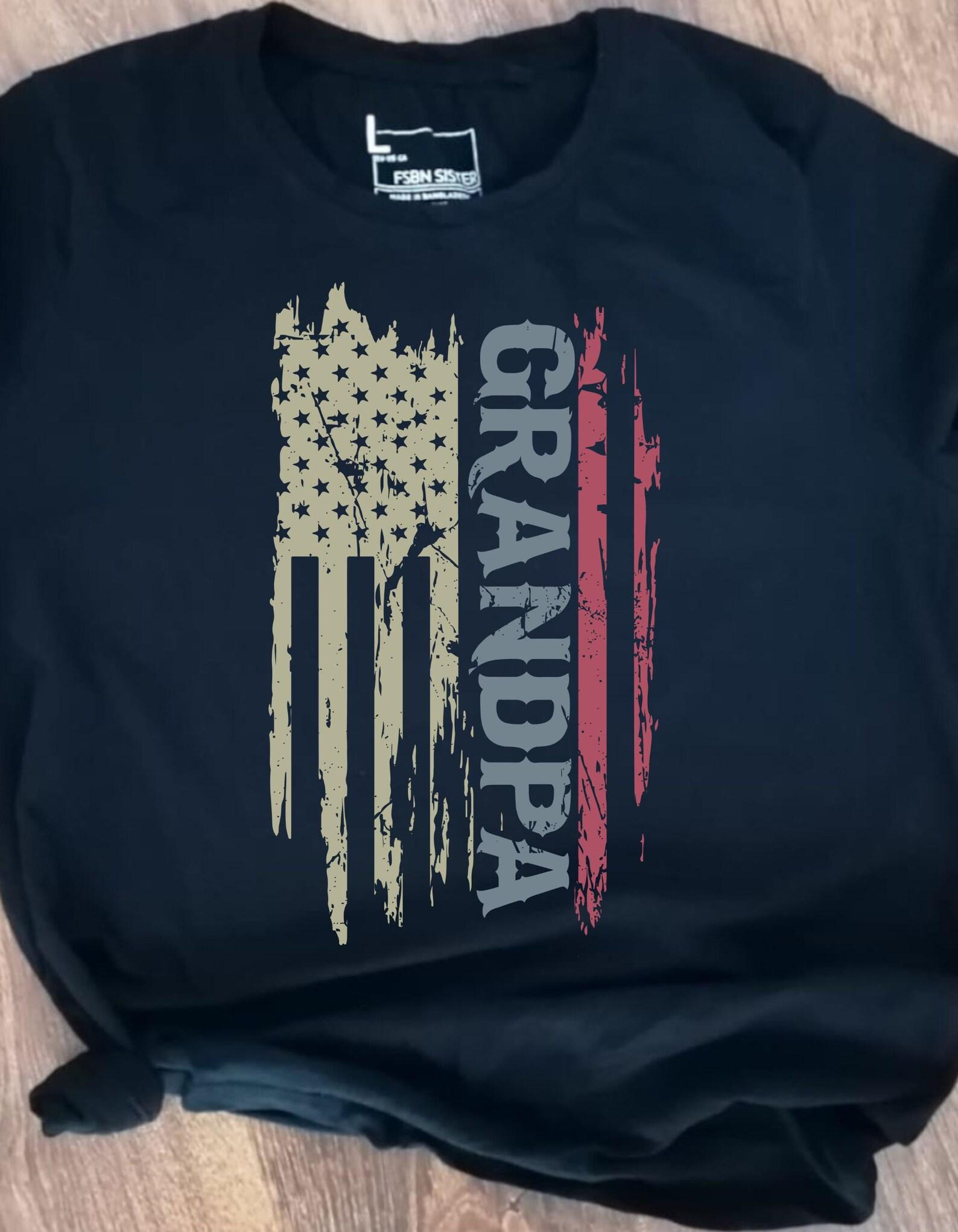 Grandpa, grandpa tshirt, grand papa shirt, grandfather tshirt, grandfather gift, fun shirt S