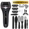 3 Heads Electric Callus Remover Professional Foot File Grinder Pedicure Machine Rechargeable Heel Cracked Dead Skin Scrubber