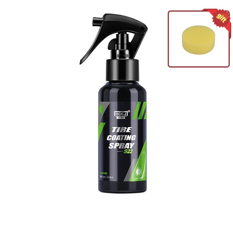 Car Tires Clean Shiny Quick Refurbisher Easy Application Automotive Tyre Hydrophobic Antifouling Protective Coating HGKJ S22